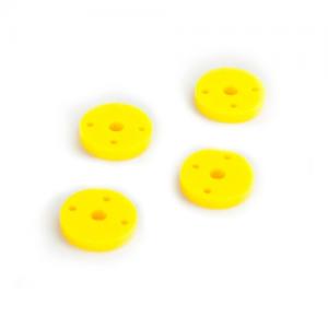 Shock Pistons Yellow 3 Hole:1/8 Revenge 4WD Buggy 