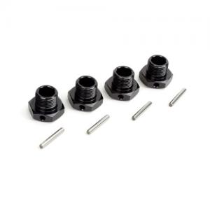 Wheel Hubs/Pins (4): 1/8 Revenge 4WD Buggy 