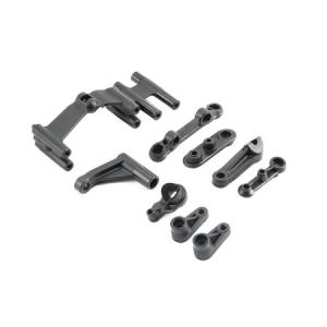 Servo Mount, Steering Servo Set Plastic: Baja Rey 
