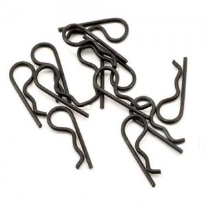 Team Losi Racing Body Clips - Black(12) 1/10,1/8 �ٵ��� 