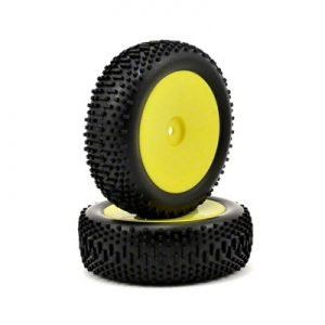Team Losi Mini King Pin Pre-Mounted Tire Set (2) (Mini 8IGHT) 