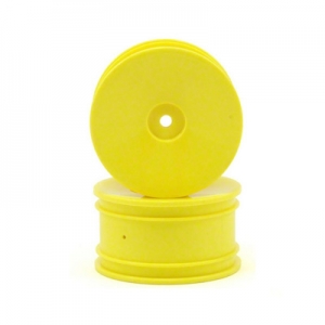 Team Losi Rear Wheel Set - Yellow(2) (Mini 8IGHT) 