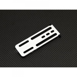 [TR] T-Rex450 Pro V2 Metal Battery Mount (Silver) 