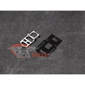 [TR] T-Rex250 DFC Metal Battery Mount Plate Set(Silver) 