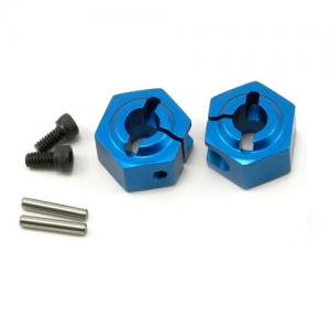 Wheel Hex Set, 12mm, Aluminum: XXX-SCT, SCB 