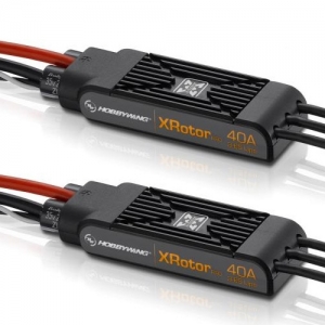 [Hobbywing] XRotor Pro OPTO 40A ESC ��� �� (2�� ���� / 300~400�� ��п� ���) 40A Wire Leaded Dual Pack ESC