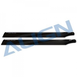 [Align] 425 Carbon Fiber Blades/Black for T-Rex500 