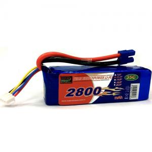 [EP Power] 11.1V  2800mAh 55C 3S ��Ƭ������ ���͸� (EC3 Ŀ���� ����) 
