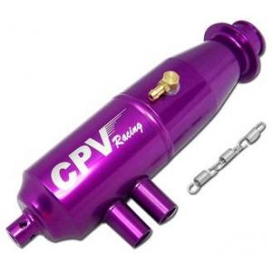 [CPV RACING] 1/10 Purple Aluminum Adjustable Pipe - Type B 