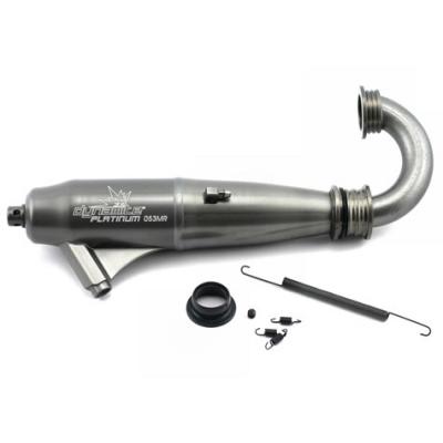 [���ܼ�] DYNP5003 [DYNAMITE] Platinum 1/8 053 Mid Range Inline Exhaust System (Hard Anodized)