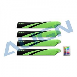 [Align] T-Rex150 120 Main Blades - Green(for Hard 3D) 