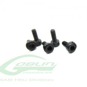 [SAB] HC004-S - DIN 12.9 Socket Head Cap M2x6 (8pcs) - Goblin 500/570/630/700/770 