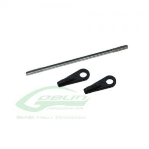 [SAB] HC243-S - Throttle Servo Linkage - Goblin Black Nitro 