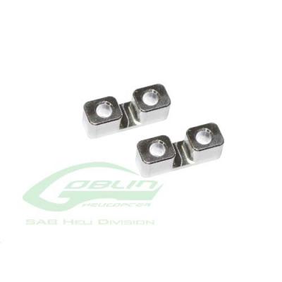 [���ܼ�] H0728-S [SAB] H0728-S - Aluminum Throttle Servo Spacer - Goblin Black Nitro
