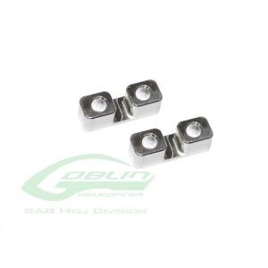 [SAB] H0728-S - Aluminum Throttle Servo Spacer - Goblin Black Nitro 