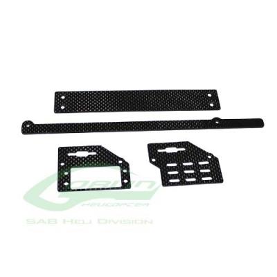 [���ܼ�] H0690-S [SAB] H0690-S - Carbon Fiber Support Set - Goblin Black Nitro