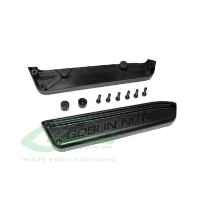 [���ܼ�] H0686-S [SAB] H0686-S - Plastic Fuel Tank Support Black - Goblin Black Nitro