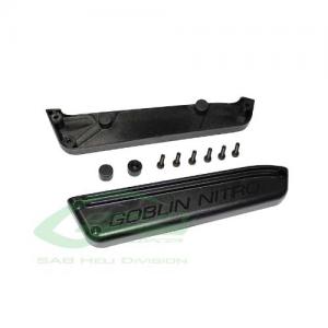 [SAB] H0686-S - Plastic Fuel Tank Support Black - Goblin Black Nitro 