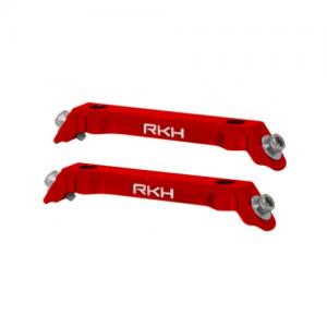 [RAKONHELI] Rakonheli CNC AL Landing Gear Base (2) (Red) (for 130S721)- Blade 130 S �ɼ� 