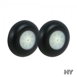 [HY] 70mm (2.75inch) Treaded Rubber Wheels 2pcs -���� ���� 