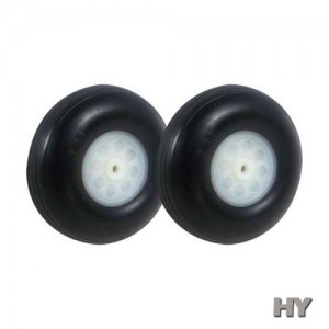 [HY] 76mm (3inch) Treaded Rubber Wheels 2pcs -���� ���� 