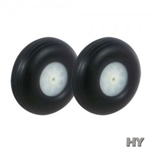 [HY] 83mm (3.25inch) Treaded Rubber Wheels 2pcs -���� ���� 