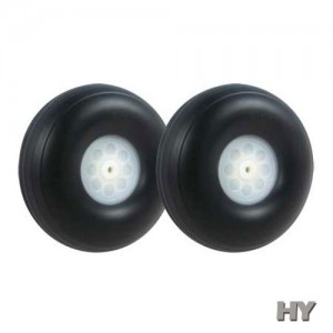 [HY] 89mm (3.5inch) Treaded Rubber Wheels 2pcs -���� ���� 