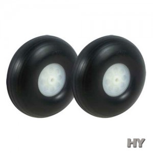 [HY] 127mm (5inch) Treaded Rubber Wheels 2pcs -���� ���� 
