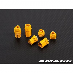 [AMASS] MT30 �̴� ����-���ӱ� ���� Ŀ���� (2��) 3-Phase Motor/ESC Connector Housing Set(2 Set)