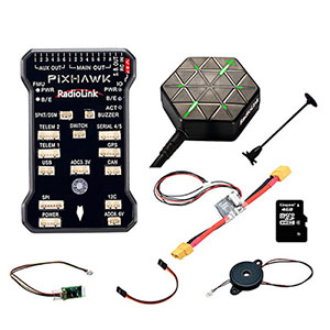 [Radiolink] �Ƚ�ȣũ 2.4.8 ���� ��Ʈ�ѷ� + SE100 GPS �޺� Pixhawk Flight Controller (New Circuit Design) + GPS Combo