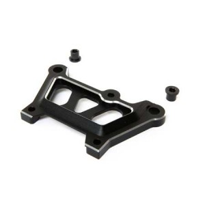 [TEAM LOSI] Front Top Plate, Black, Aluminum: DBXL-E 