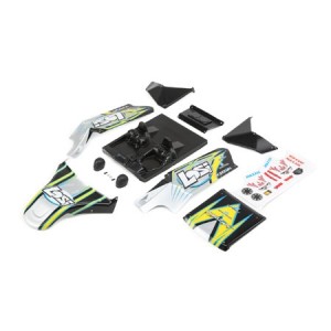 [TEAM LOSI] Body Set, Screened, Black: DBXL-E 