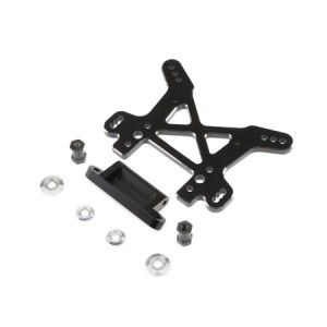 [TEAM LOSI] Shock Tower, Front, Black, Aluminum: DBXL, MTXL 
