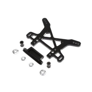 [TEAM LOSI] Shock Tower, Rear, Black, Aluminum: DBXL, DBXL-E, MTXL 