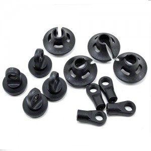 [TEAM LOSI] Losi Desert Buggy XL Shock Spring Cup, Clip & Shock End Set (2)  