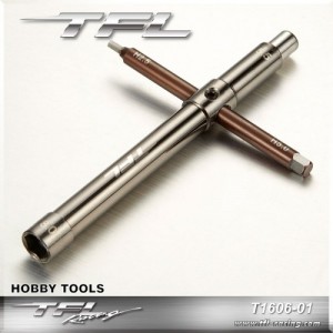 [TFL] 4�� ������ ���� ����+���� �ڵ� ��ġ (���� 2.5, 5.0 + ���� 5.5, 8.0) 4 in 1 Cross Hexagon and Socket Head Screwdriver