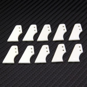 Nylon Horns L12 x H22mm 10pcs 