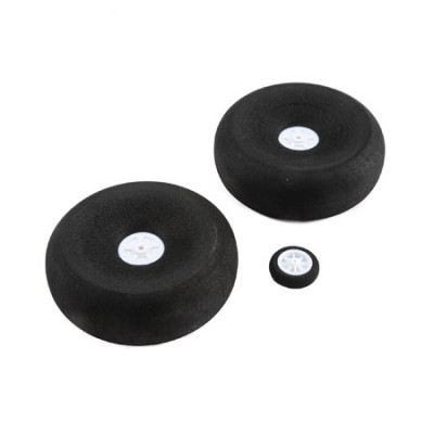[���ܼ�] EFL5258 [E-FLITE] Wheel Set: Timber