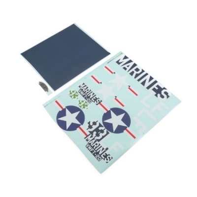 [���ܼ�] EFL8506 [E-FLITE] [�����ǰ]Decal Sheet: F4U-4 1.2M