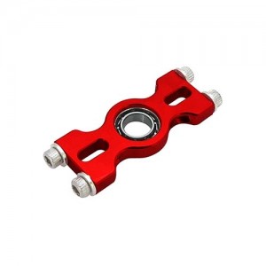 [RAKONHELI] CNC AL Third Bearing Block Set (Red) - Blade 180 CFX 