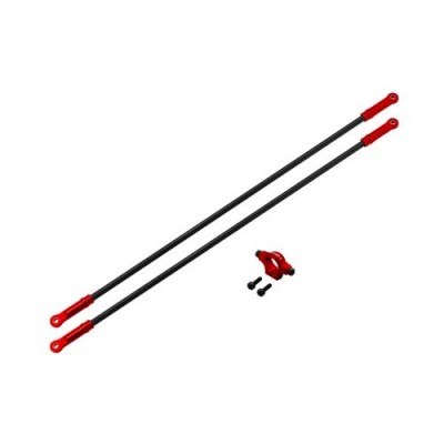 [���ܼ�] 250CFX812-R [RAKONHELI] CNC AL Tail Boom Support Set (Red) - Blade 250 CFX  �ɼ�