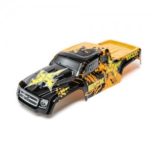 [ECX RC] Body, Orange/Black: 1/10 2wd/4wd Ruckus 