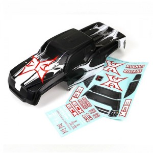 [ECX RC] Body, Black/White: BL Ruckus �����ٵ� 