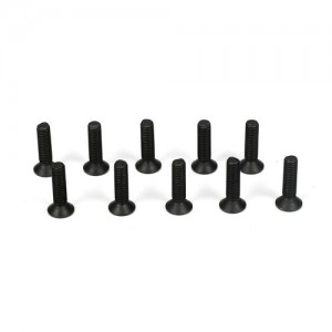 [TLR Racing] Flathead Screw, M3x12mm (10) 