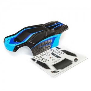 [TEAM LOSI] Body Set, Painted: TENACITY T BLACK/BLUE 