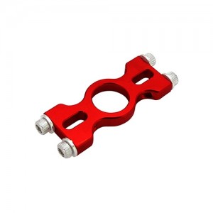 [RAKONHELI] CNC AL Main Motor Mount Set (Red) - Blade 180 CFX, Trio 180 CFX 