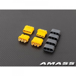 [AMASS] MR60 ������ 2.8mm ��, �� 2��	 3Pin Connector for Motor + ESC (2 Pair)