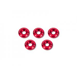 [TR] M3 ��Ʈ�� ��Ż ������ �ͻ� (����, 5����) Metal Frame Washer Set (M3.0/RED/5pcs)