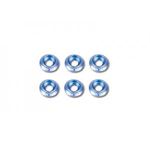 [TR] M2.5 ��Ʈ�� ��Ż ������ �ͻ� (�Ķ�, 6����) Metal Frame Washer Set (M2.5/BLUE/6pcs)
