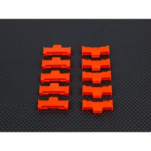 [TR] ���� ���弱 �������� Ŭ�� - ����, 10���� Servo Extension Cable Buckle Clip (Red/10pcs)